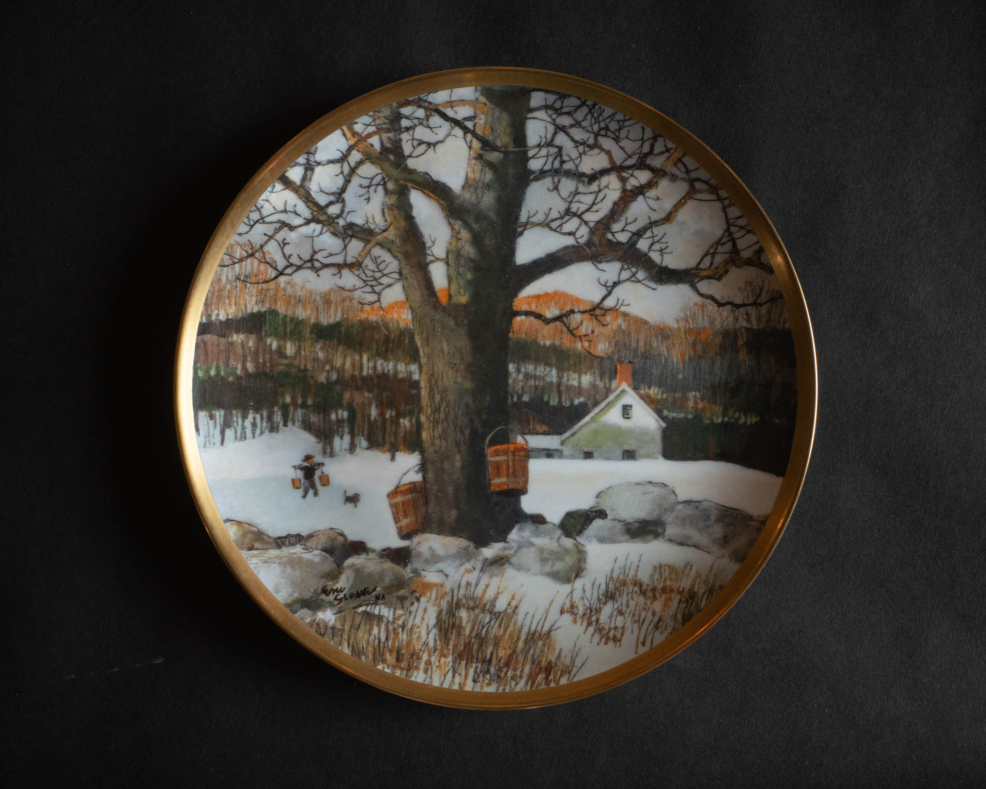 Eric Sloane Painting Title: Maple Sugar